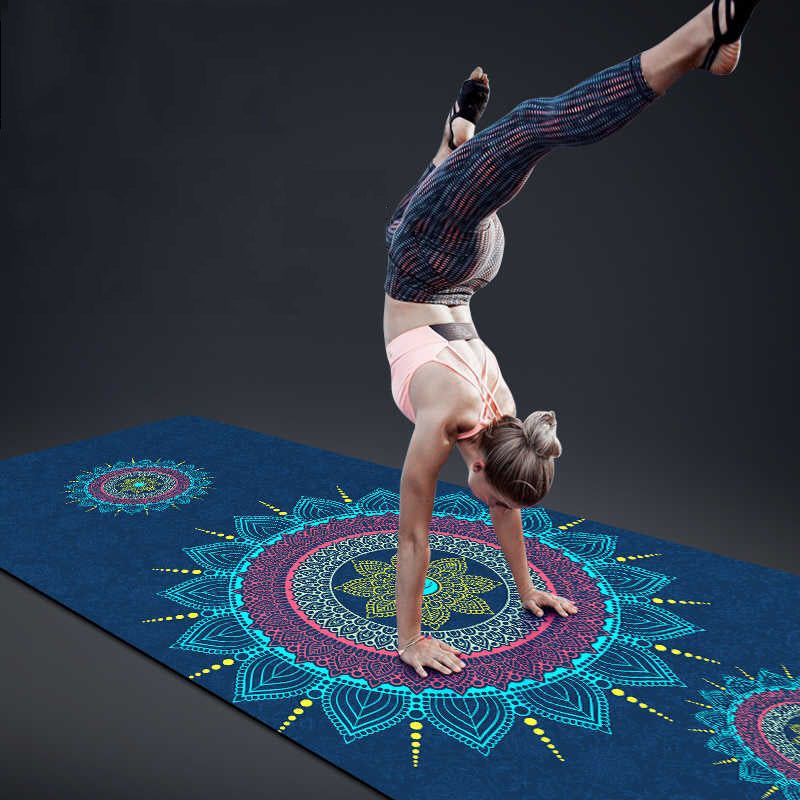 non slip yoga mat 10mm thick nitrile rubber abs mat for home exercise and gym gym exercise 72 24inch
