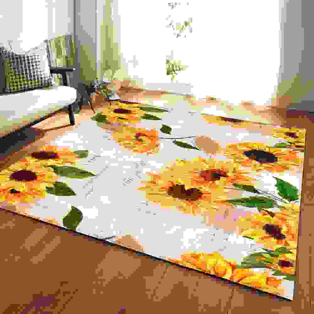 black and white living room carpet