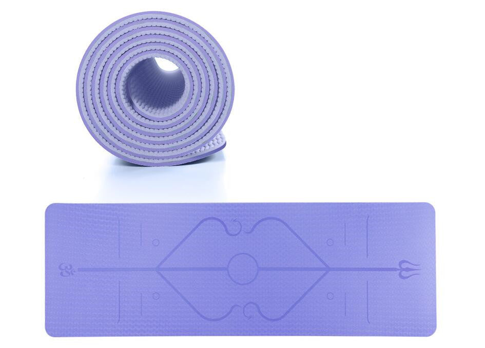 tpe yoga mat non slip carpet environmental fitness amazon