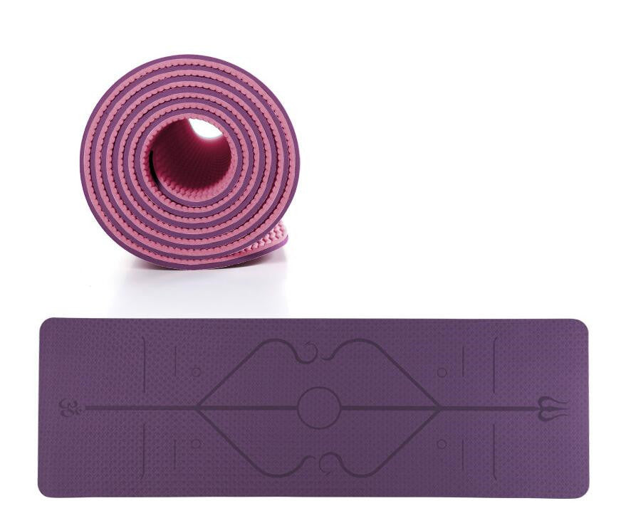 tpe yoga mat non slip carpet environmental fitness amazon