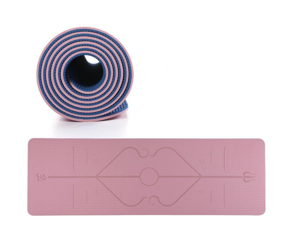 tpe yoga mat non slip carpet environmental fitness amazon