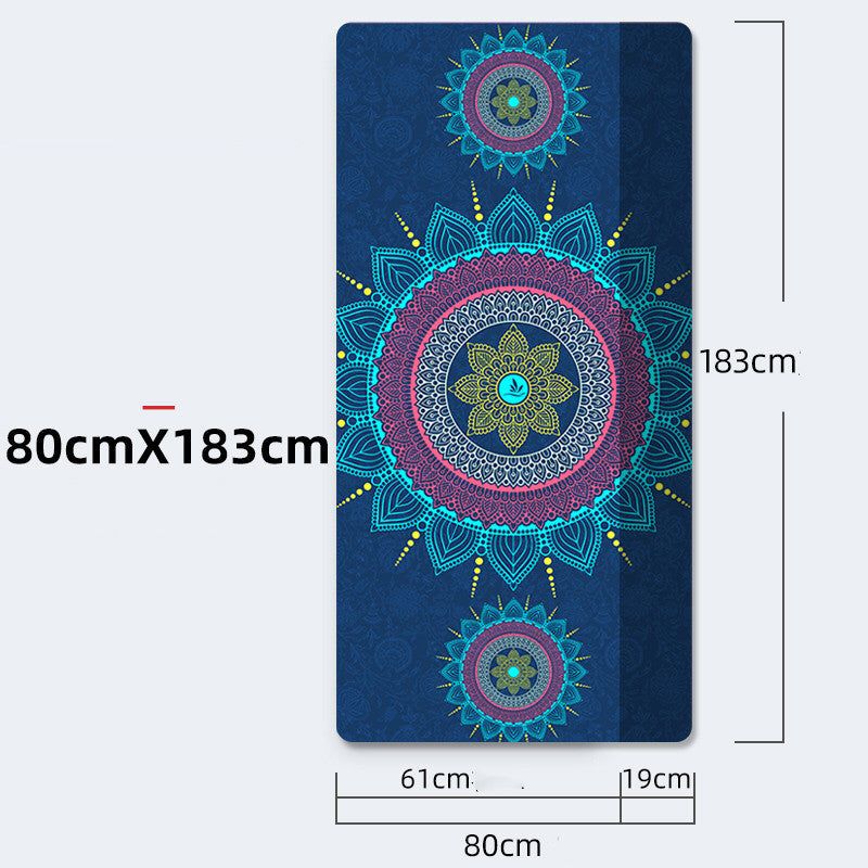 non slip yoga mat 10mm thick nitrile rubber abs mat for home exercise and gym gym exercise 72 24inch