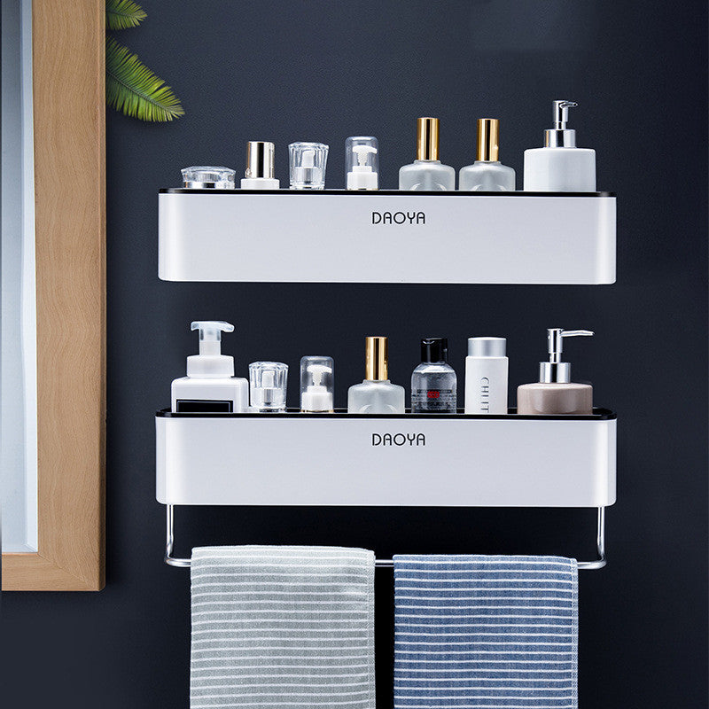 adjustable bathroom corner shelf pole