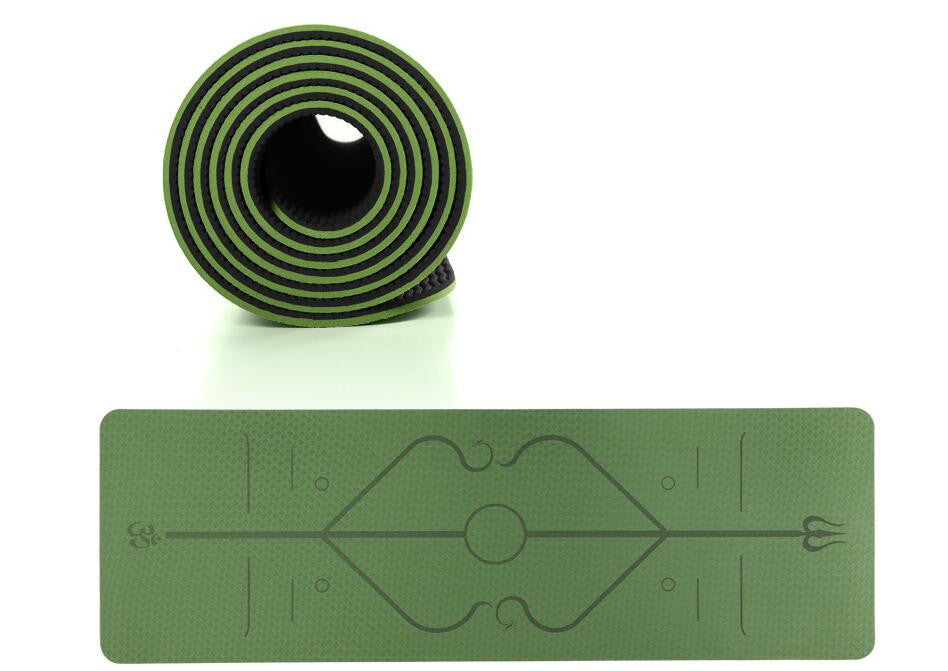 tpe yoga mat non slip carpet environmental fitness amazon