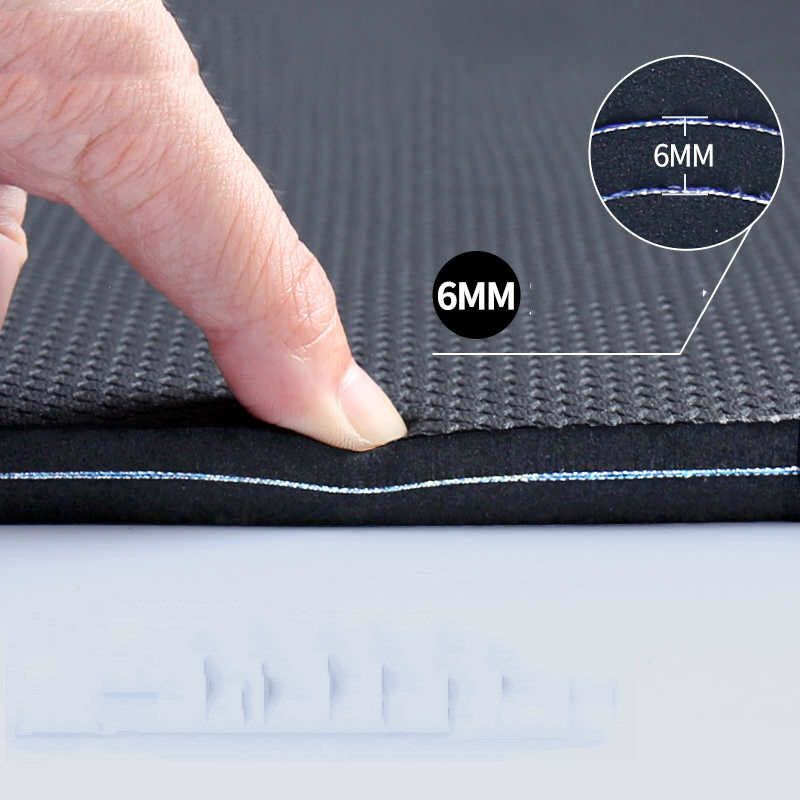 non slip yoga mat 10mm thick nitrile rubber abs mat for home exercise and gym gym exercise 72 24inch
