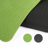 yoga mat two-color 6mm posture line yoga mat fitness mat dupe