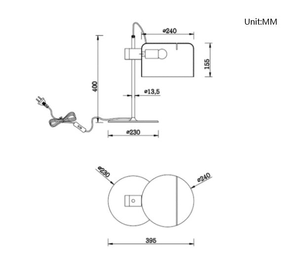 Simple Modern Model Room Living Room Table Lamp