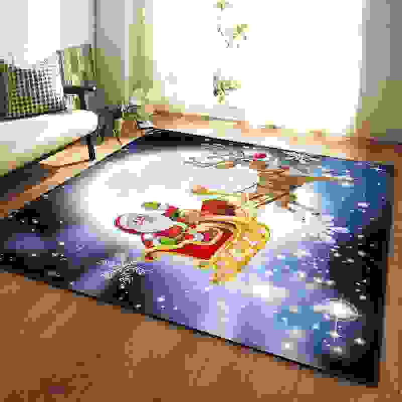 black and white living room carpet
