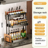 kitchen rack for seasoning multi-layer storage